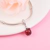 2022 New Fits Europe Bracelet 925 Sterling Silver Murano Glass Red Apple Dangle Charms Beads for Jewelry Making Kralen Berloque