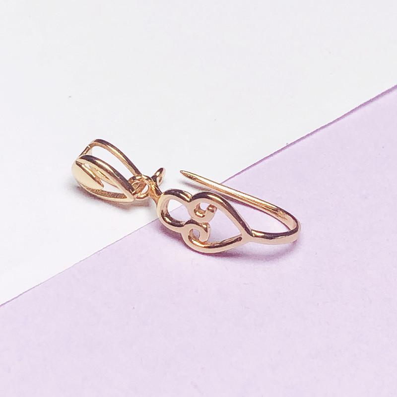 

Подвеска-клипса из стерлингового серебра 925 пробы для DIY – Бесплатная доставка золотой