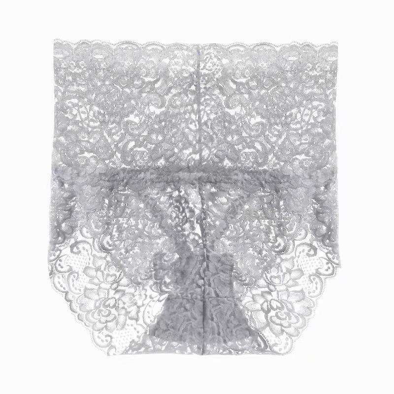 Sexy Lace Shapers Panties Europe Women Seamless Hip Raise Slimming Tummy Control Briefs Transparent 3XL Plus Size Lingerie