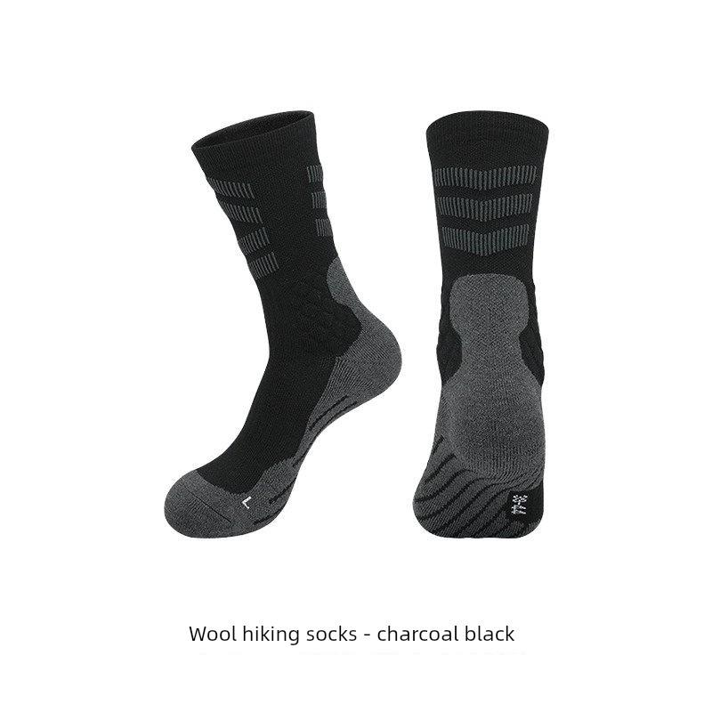 Kaltes Element Merino Wolle Sportsocken Outdoor Sportsocken Unisex Wandern Radfahren Laufen