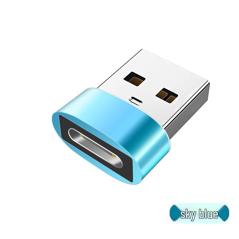 

USB to Type-C Female Adapter: Fast Charging, Audio, Data, OTG Converter for Cars and Computers