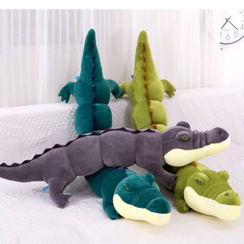 Crocodile Plush Toy Throw Pillow Soft Comfy