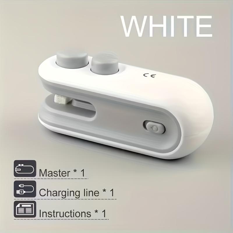Portable magnetic USB rechargeable sealing machine, built-in battery, manual press-type plastic sealing machine, USB mini sealing machine