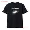 Space Astronomy Science Geek Funny You Are Here Galaxy T Shirt Vintage Washed Homme Slightly Fo