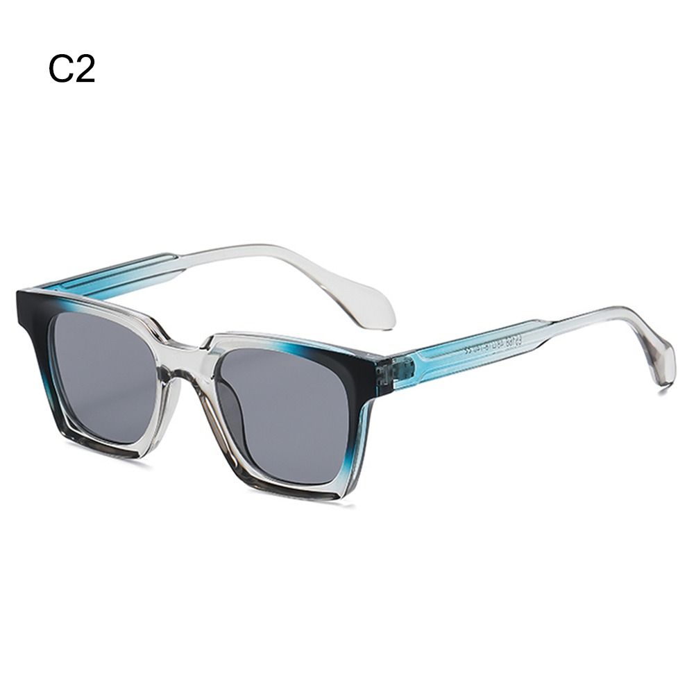 

Unique Striped Temples Double Color Sunglasses Classic Popular Square Sun Glasses Designer Style Shades for Women