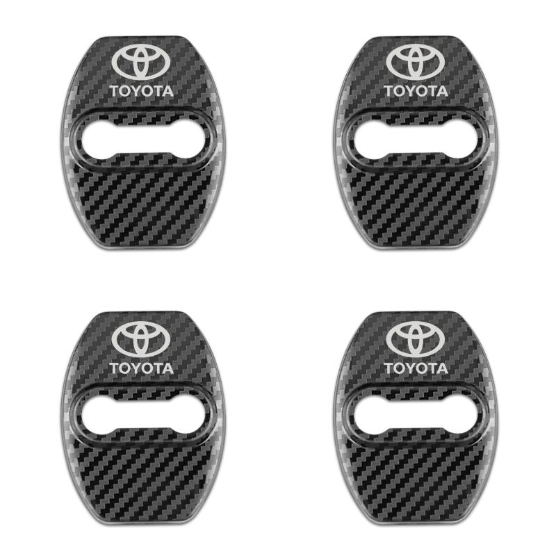 ANP1 For Toyota Vios Corolla Rav4 Auris Camry Yaris Car Stainless Steel door lock Cover chr Avensis Land Cruiser FJ sticker protect
