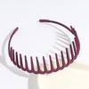 Frosted Solid Color Wide Headband Universal Headband Bangs Broken Hair Wash Face Headband Long Teeth Pressure Hair Headdress Hairpin