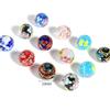 1PC 20mm Round Multicolor Glass Beads Style Flower Lampwork Beads For Women DIY Making Bracelets Vintage Party Jewelry Gifts