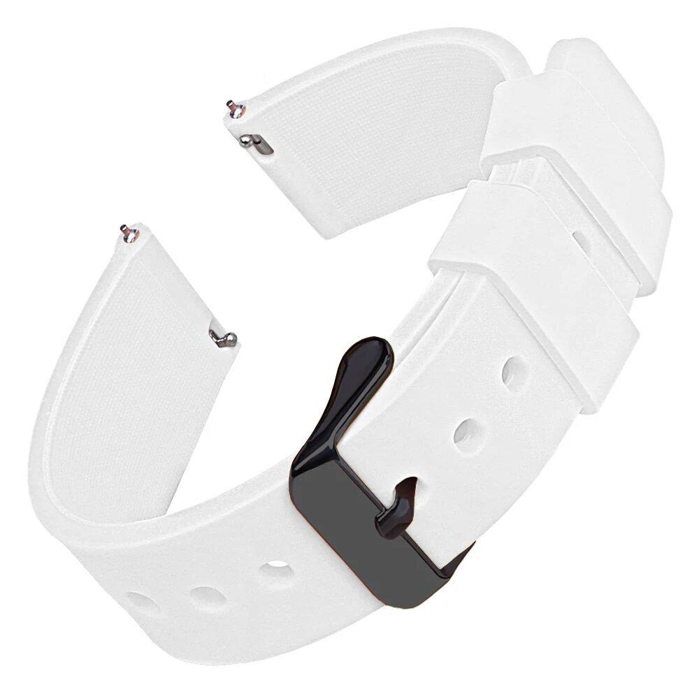 Cinturino Premium in Silicone per Orologio - Rilascio Rapido, Diverse Misure (14/16/18/19/20/21/22/24mm), Design Morbido e Colorato