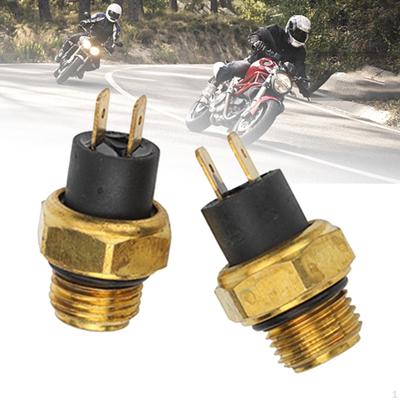 2Pcs 65°C Cooling Fan Thermo Switch Water Temperature Transducer Easy Installation Repair Part