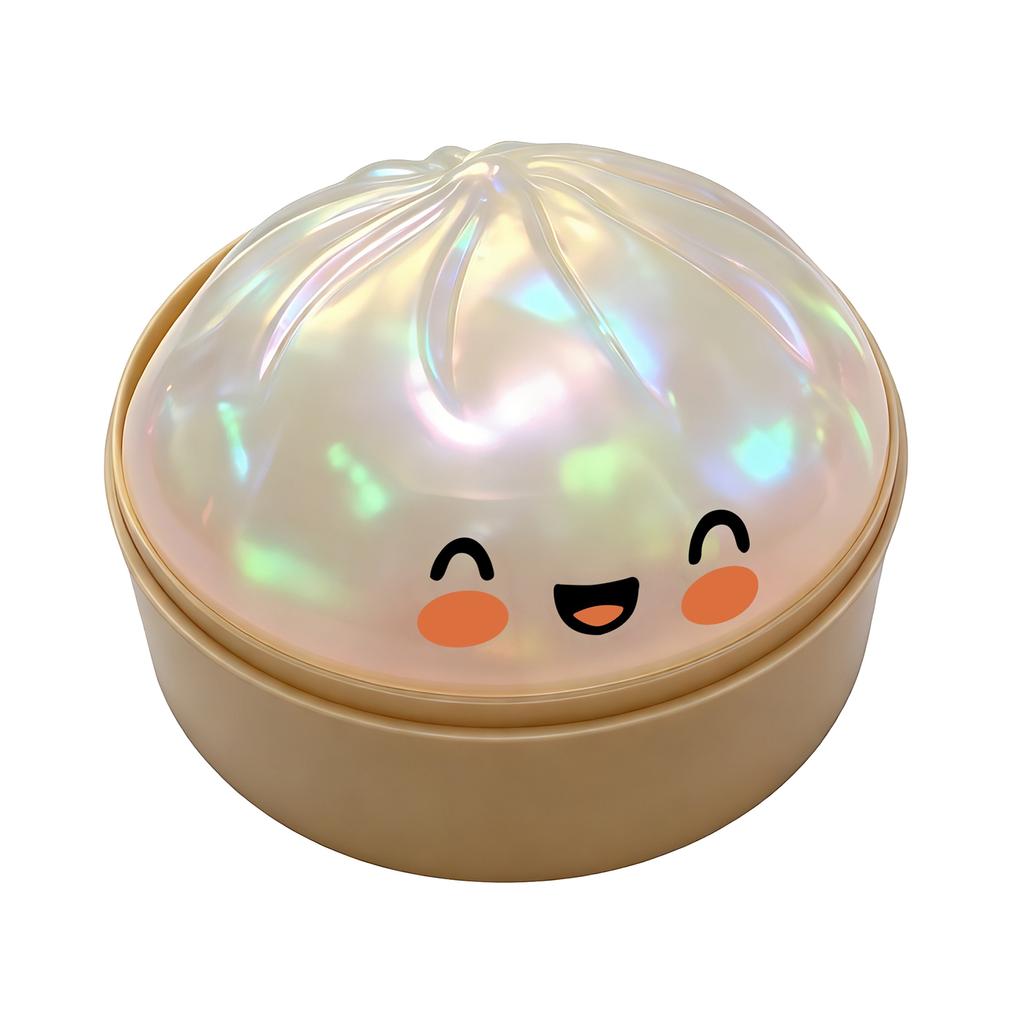 Knödel Stressbälle Spielzeug mit Dampfgarer Simulation Essen Squishies Brötchen Fidget Sensorisches Spielzeug für Zuhause Schreibtischdekoration Partygeschenke
