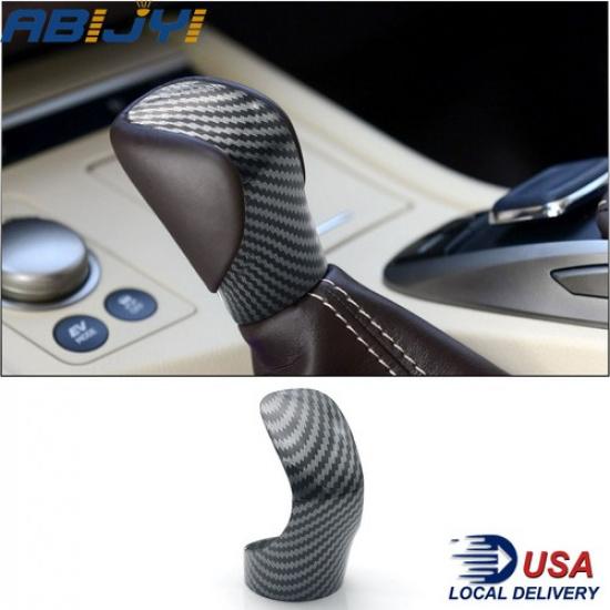 Gear Shift Knob Head Cover Trim Carbon Fiber ABS For Lexus IS250 IS350 RX350