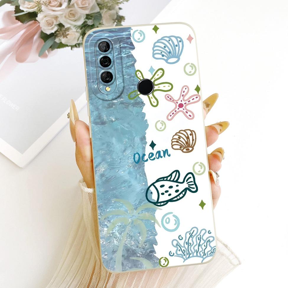 Casing For Honor 9X Cover STK-LX1 Luxury Fashion Cartoon Cute 2D Painted Silicone Phone Case For Honor9X