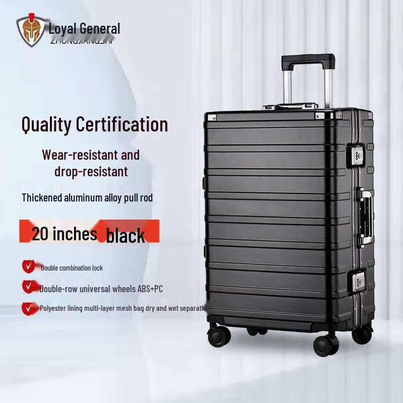 Zhongjiangshi Multi-functional Aluminum Frame Luggage 20 inch