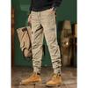 Men's Slim-Fit Camouflage Cargo Pants, Trendy Brand, New Spring/Autumn High Street American Retro Casual Pants