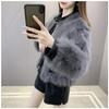 Internet celebrity 2024 autumn and winter Xiaoxiangfeng new fashion imitation fur jacket women's imitation fox hair locomotive clothing top tide