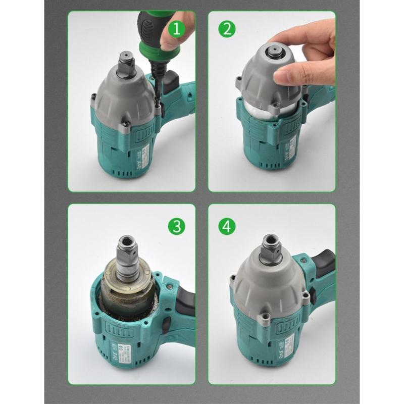 Elektrischer Schraubenschlüssel Adapter Zufuhr Steckschlüssel Bohrer T-förmiger Steckschlüssel Vierkantwelle Doppelfunktionale Vierkantwelle