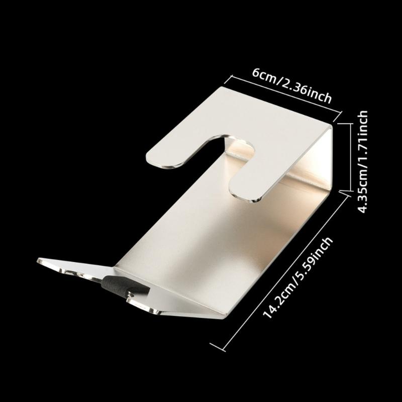 Coffee Sieve Handle Stand Coffee Tamper Organizer Coffee Machine Part Iron Texture Suitable for Coffee Measurements