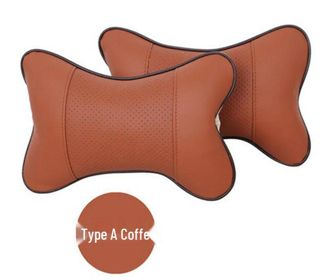 

Денні Шкіряна Універсальна Подушка Підголівника для Автомобіля - Дихаюча, Одинарна Упаковка, Комфорт на Всі Сезони. коричневий