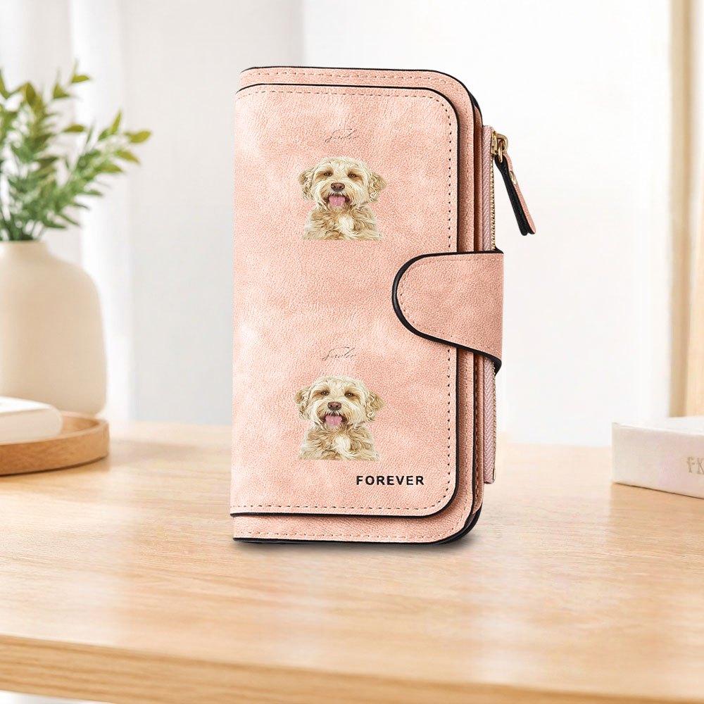 Labrador Dog Long Zipper Wallet, Large Capacity Card Holder, Unisex Clutch Bag, Fashionable Zipper Coin Purse, Suitable for Daily Use, A Great Gift