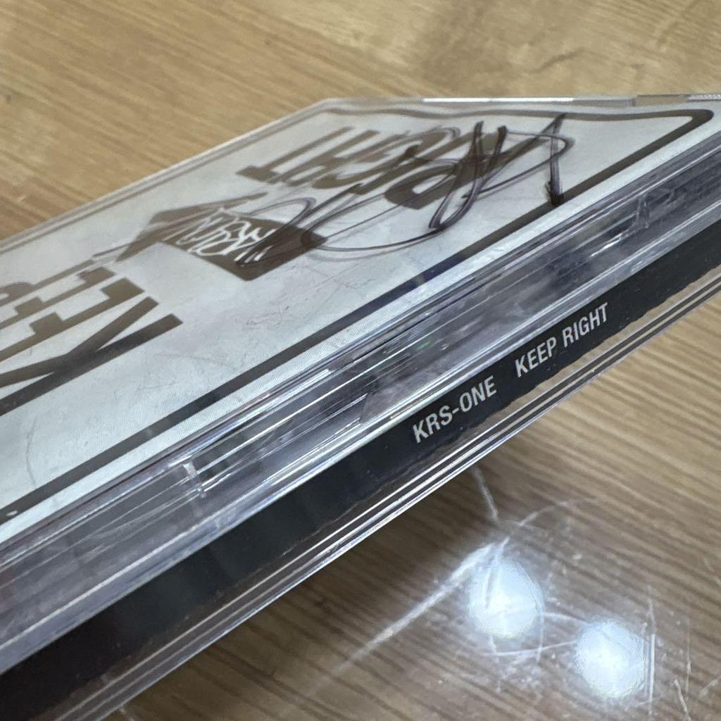 [USED] CD KRS-ONE KEEP RIGHT Signed by the Person In Question
