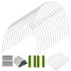 Greenhouse Plant Hoops Set Reusable Fibreglass Grow Set Seedling Arch Shed Bracket Vegetable Garden Grow Tunnel Support Hot Sale