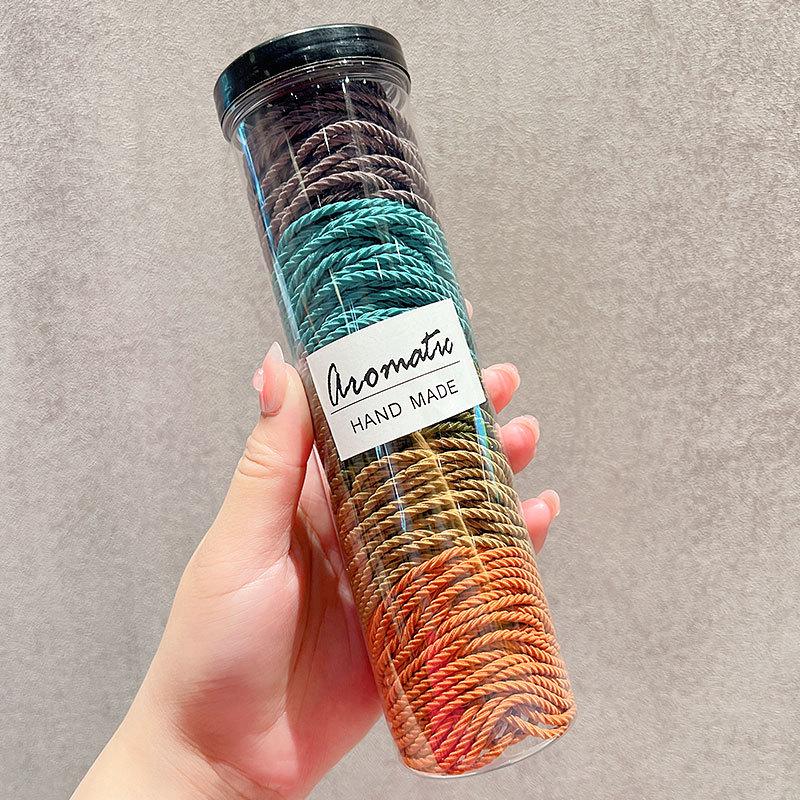 Élastiques à cheveux coréens sans coutures et très élastiques - Livraison gratuite