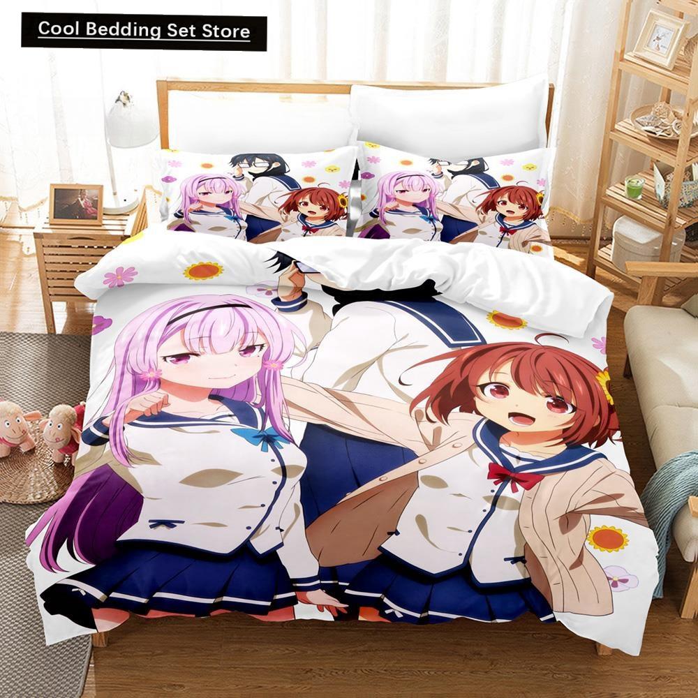 Anime Ore O Suki Nano Wa Omae Dake Kayo Bedding Set Single Twin Full Queen King Size Bed Set Adult Kid Bedroom Duvetcover Sets