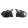 LHD For Ford Explorer 2020-2025 Car Sticker Rearview Side Mirror Cover Wing Cap Exterior Door Rear View Case Trim Carbon Fiber