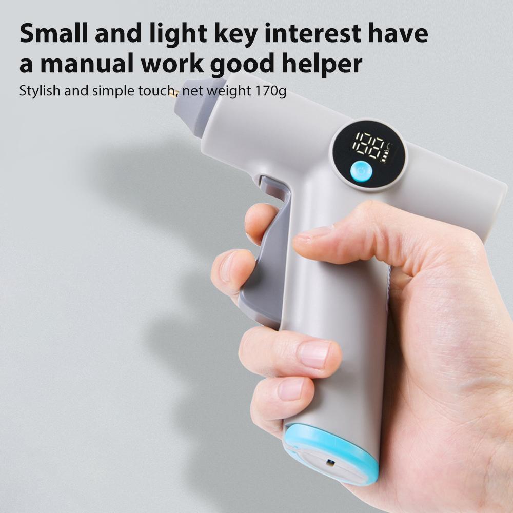 25W Digital Display Wireless Electric Hot Melt Glue Gun handmade Rechargeable Glue Gun With 22pcs Glue Stick DIY Craft Tools