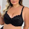 European and American Style Anti-sagging Underwire Plus Size Sexy Push-up Bra