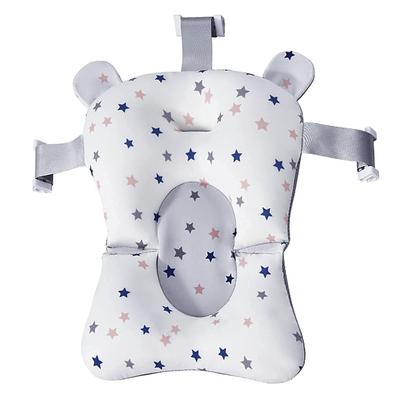 Baby Bath Cushion Pad Newborn Bathtub Mat Infant Bath Supporter Net Baby Bathtub Pillow Nonslip Floating Bathing Tub Seat
