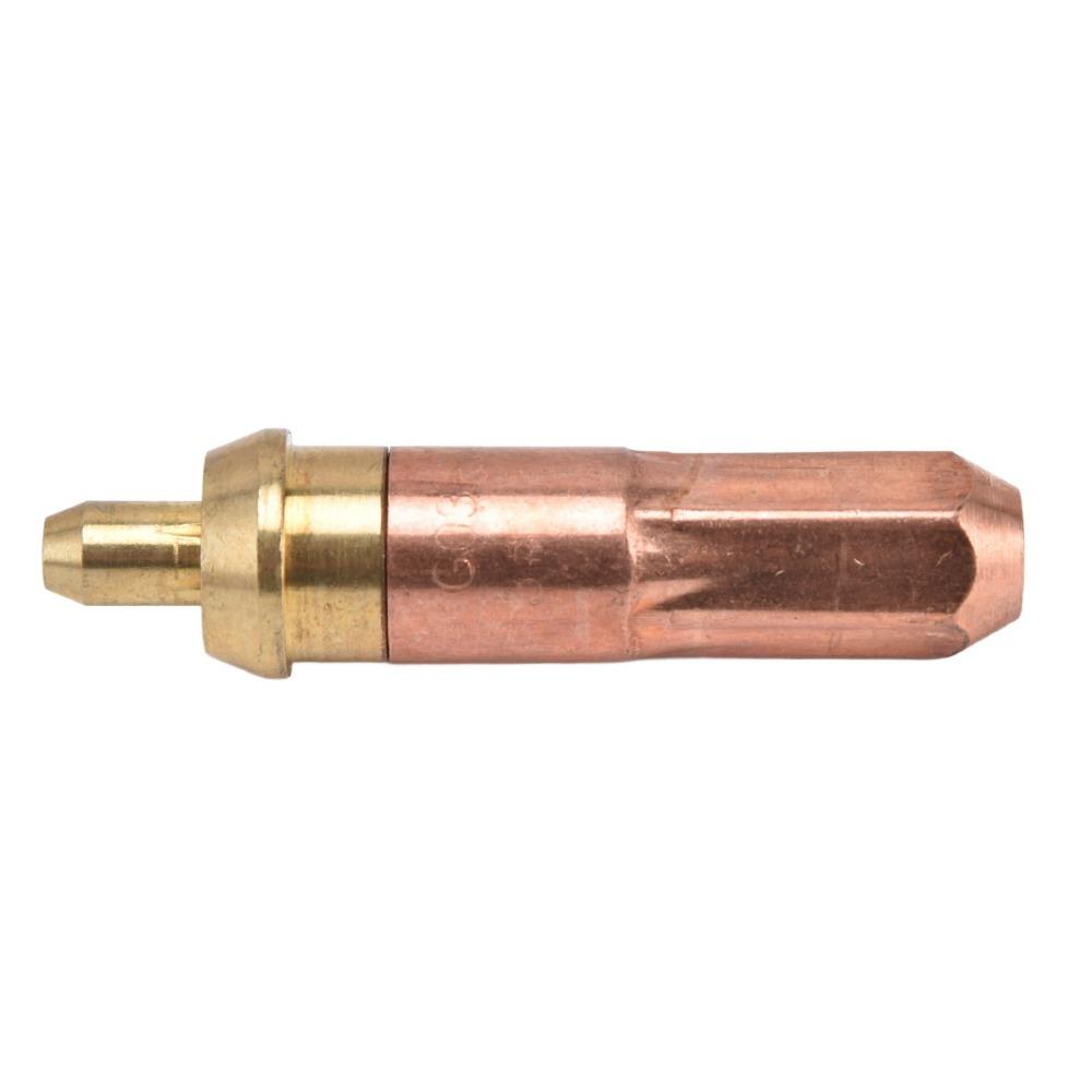 5pcs 73mm Length Propane Cutting Tip Set Copper Torch Consumables Oxygen And Gas Cutting
