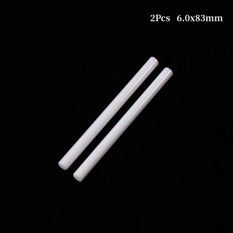 2 stk Keramisk Aksel Senkbar Pumpe Rotoraksel Solid Slitesterk Isolasjonsdeler Diameter 2,5 mm-6 mm Tilbehør
