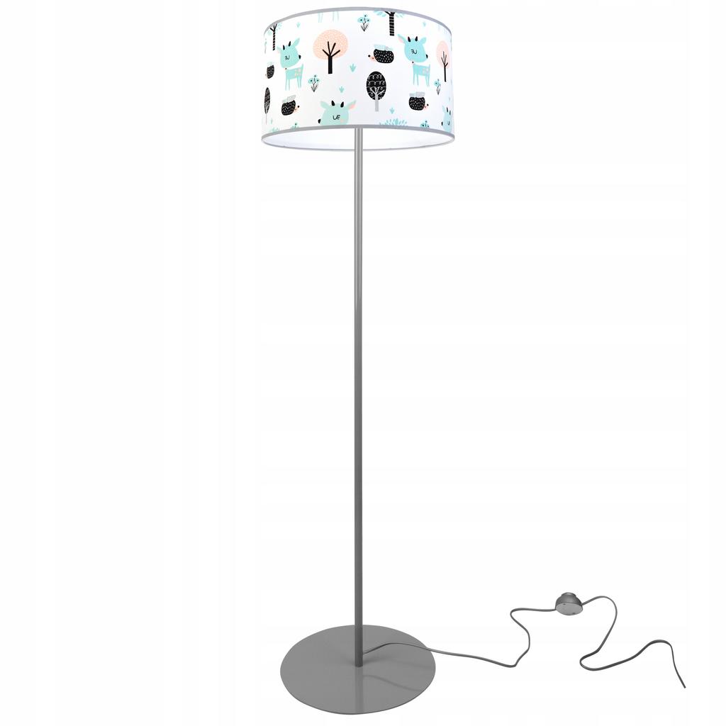 Children'S Loft Floor Lamp, Lampshade, Pattern, Led