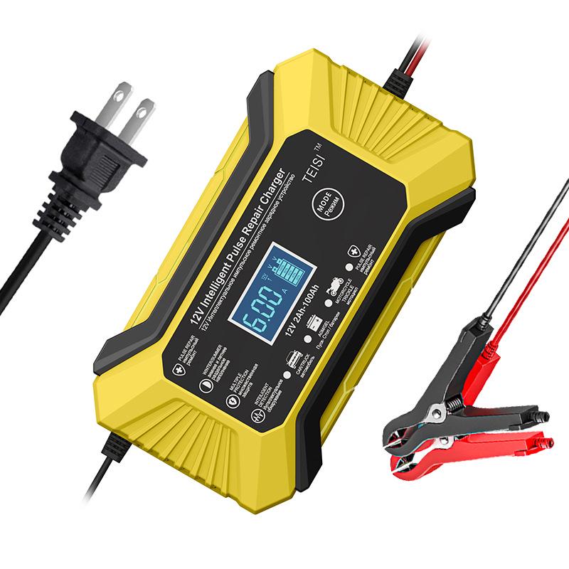 Smart Pulse Repair 12V Car Battery Charger, Nine-Stage Lead-Acid Charger