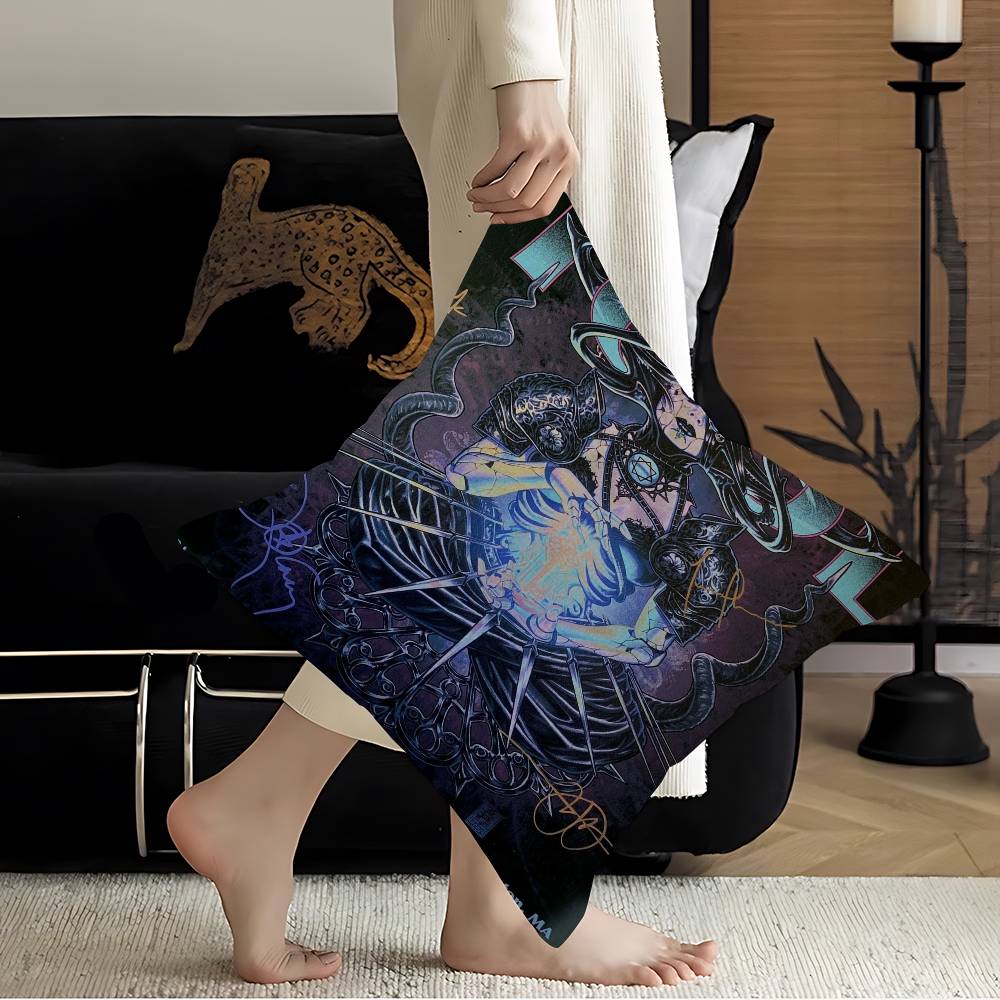 Band T-ToolS Pillow Anime Pillow Sofa Bed Head Pillow Cover Cushion Cover 45x45 cm Fashion