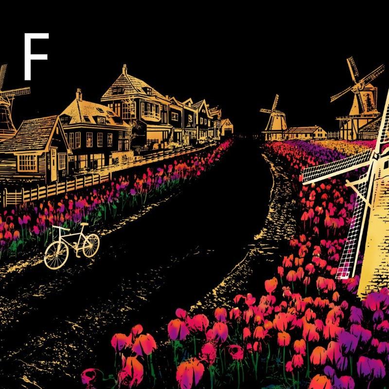 Lustiges DIY Kritzeln Zeichnen Magisches Rubbelbild Malbuch Kinder Kinder Lernen Bildungsspielzeug Weihnachten