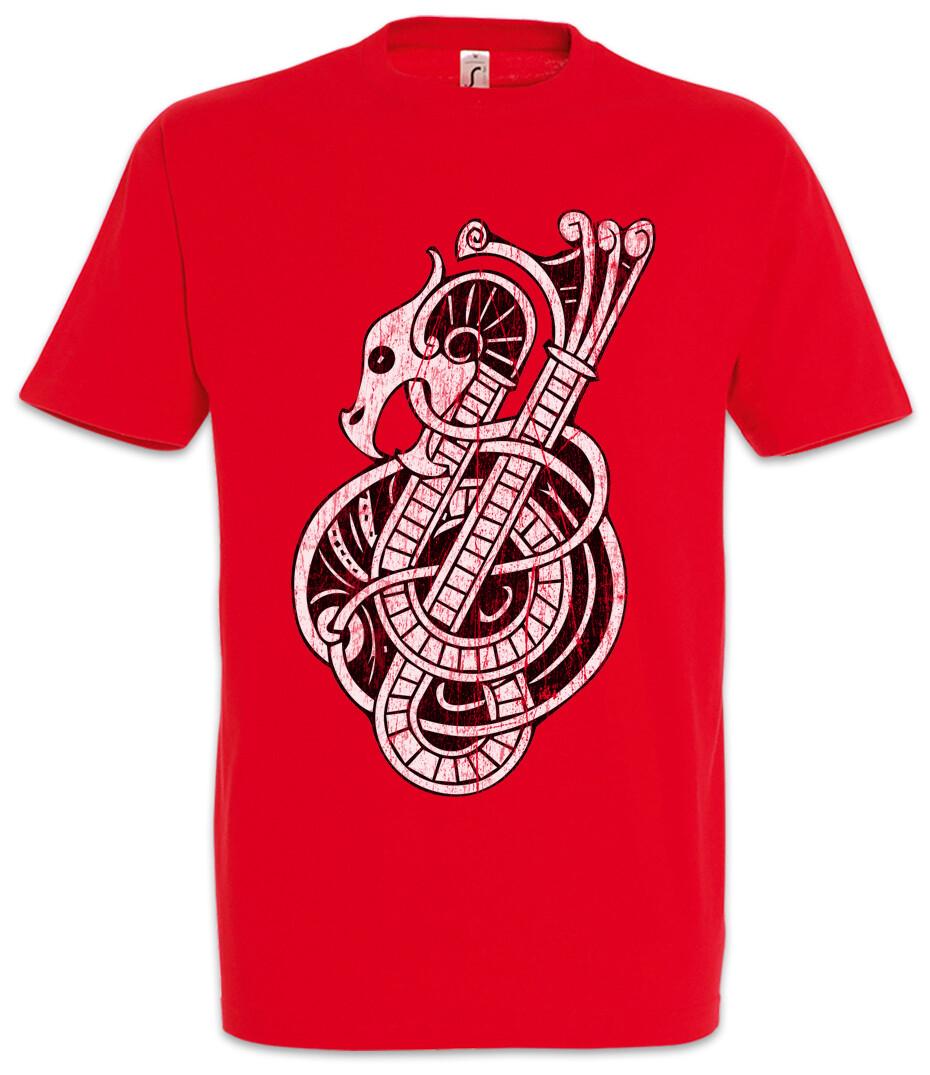 Nordic Dragon T-Shirt Vikings Odin Valhall Odhin Tree of Life Valhalla Thor 2XL