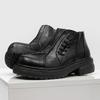 Men's Casual Boots Autumn and Winter Designer Styles Leisure Business Office Outdoor Trendy Streets 38-46 Thick Soled Shoes
