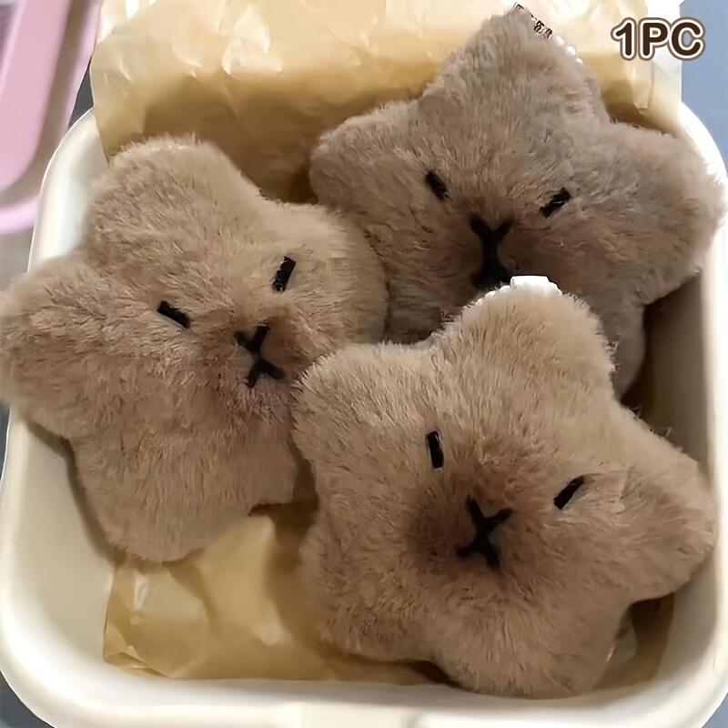 Pass Chocolate + Lucky Keychain Capybara Star Cat Friend Gift