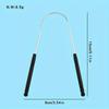 1 Stainless Steel Tongue Scraper, Fresh Breath, Suitable for Low Allergy Tongue Cleaning Tools for Adults and Children, Effectiv