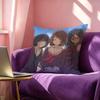 AAnime Sound Euphonium Cartoon Square DoubleSided Printed Pillow Case Bedroom Bedside Pillow Sofa Cushion Cover