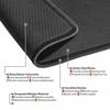 Tapis de souris - Pedea 67007100 - Noir - Repose-poignet - Microfibre - 2 mm d'épaisseur
