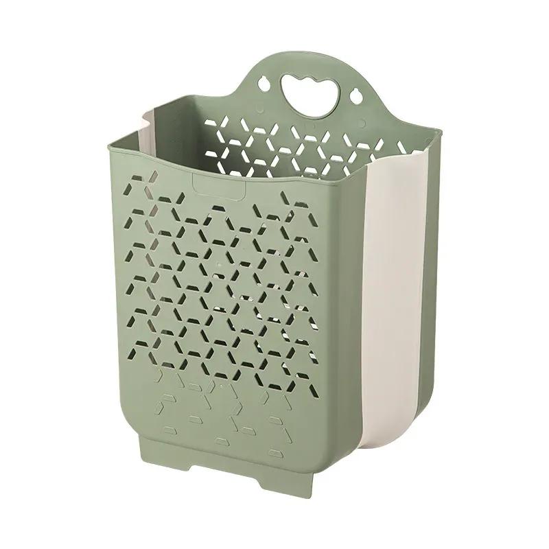 Dirty Clothes Storage Basket Household Laundry Bag Wall-mounted Storage Bag Folding Bathroom Laundry Basket1. Laundry Organization for Small Spaces