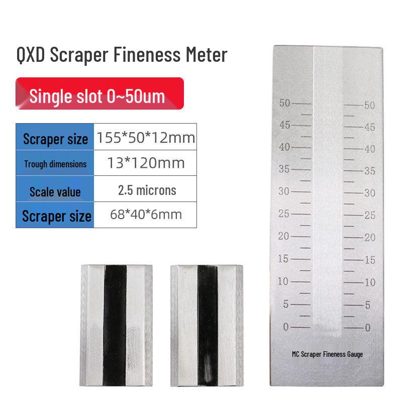 

Пластина для теста на тонкость покрытия из нержавеющей стали Ride B, 0-25/50/100 мкм