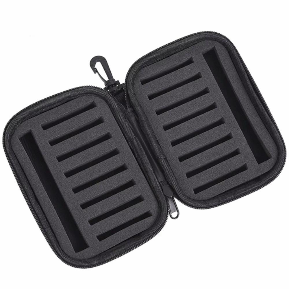 Hard Shell Fishing Lure Box EVA Spoon Lure Case Carry Bag Fishing Tackle Bag Perch Fishing