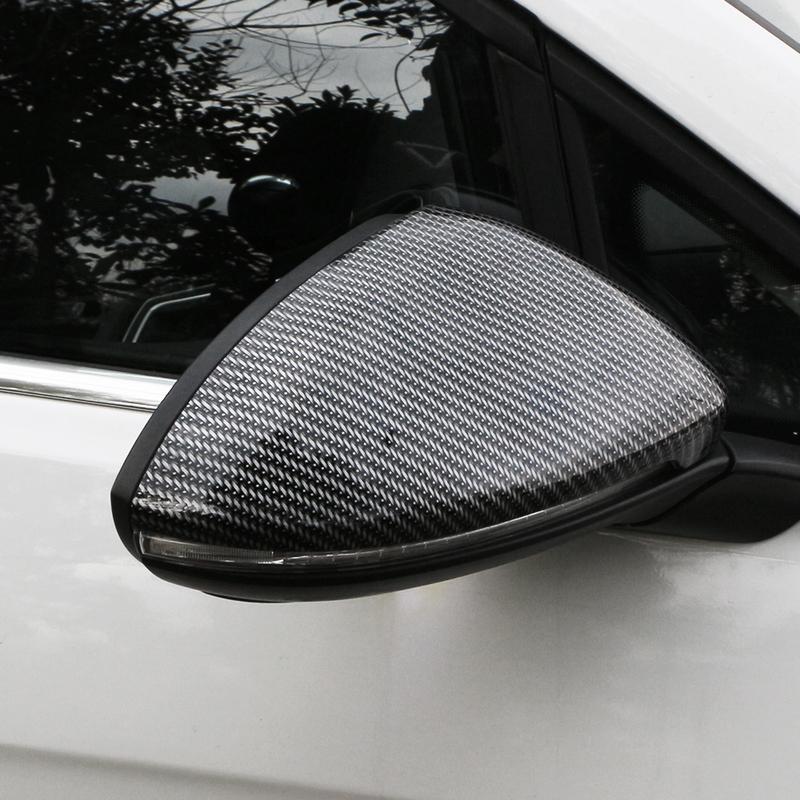 2Pcs Chrome Car Rearview Mirror Cover Trim for Volkswagen VW Golf 7 MK7 7.5 GTI 7 2013 2014 2015 2016 2017 2018 Accessories