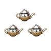Antique Silver Plated Teapot Handmade Charms Kettle Pendant DIY for Bracelet Necklace Making