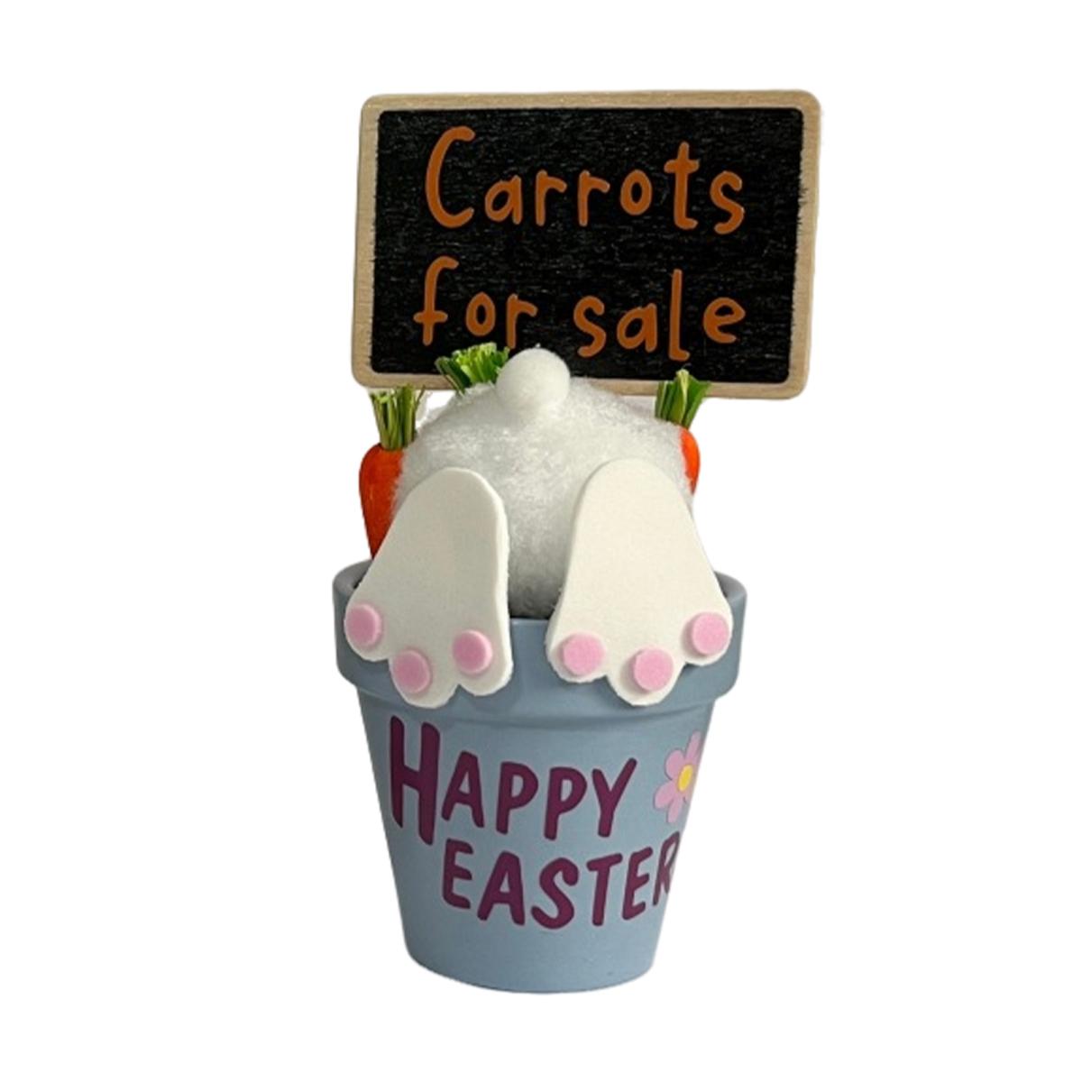 

Деревянный пасхальный кролик, горшок для цветов, украшение, мини-кролик, горшок для цветов, весенний кролик, цветочный горшок для дома, сада, внутреннего и наружного декора C